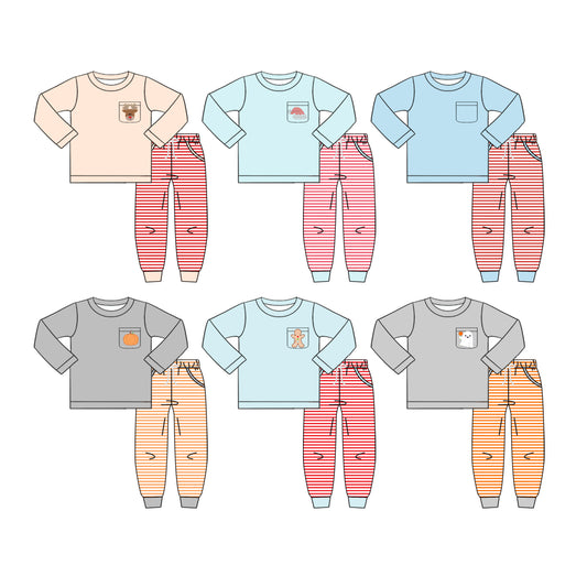 25.6.6 custom each style moq 5eta 4-6week Sibling Sisters baby girl long sleeve pants sets 1 and sets 6 match family design