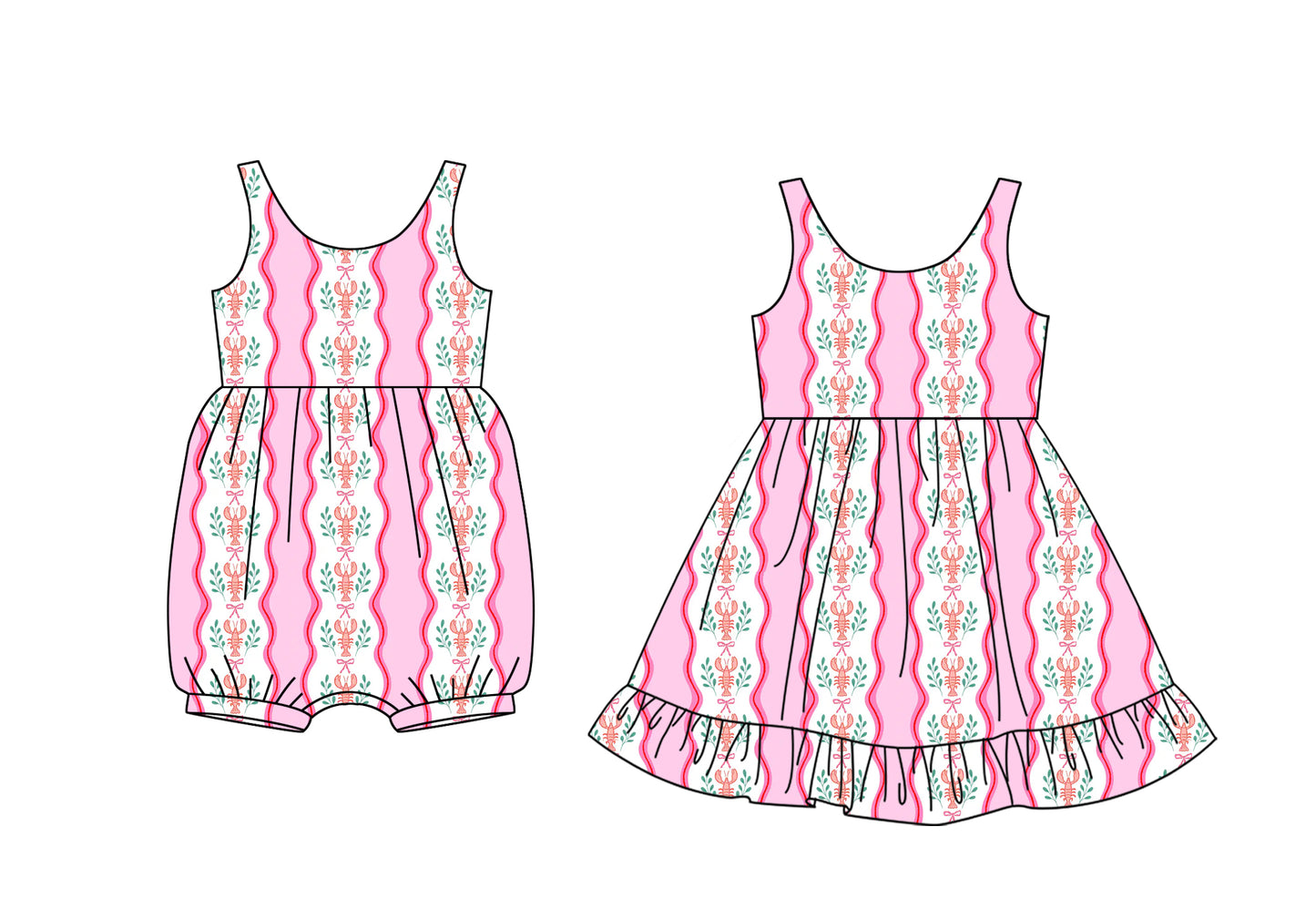 3.11 custom each style moq 5eta 4-6week Sibling Sister floral baby girl short sleeve dress and rompers match family design