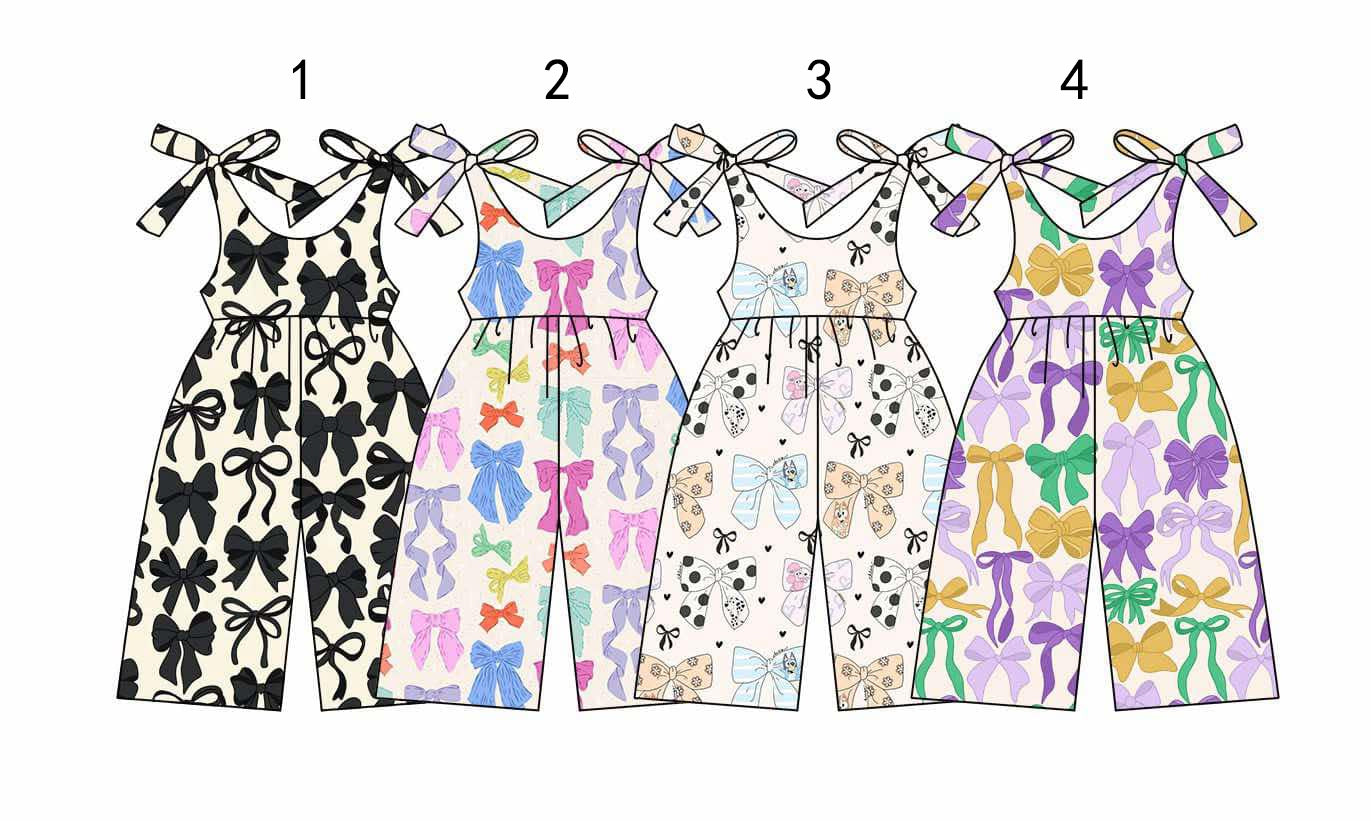 pre order  Summer romper with bow headband