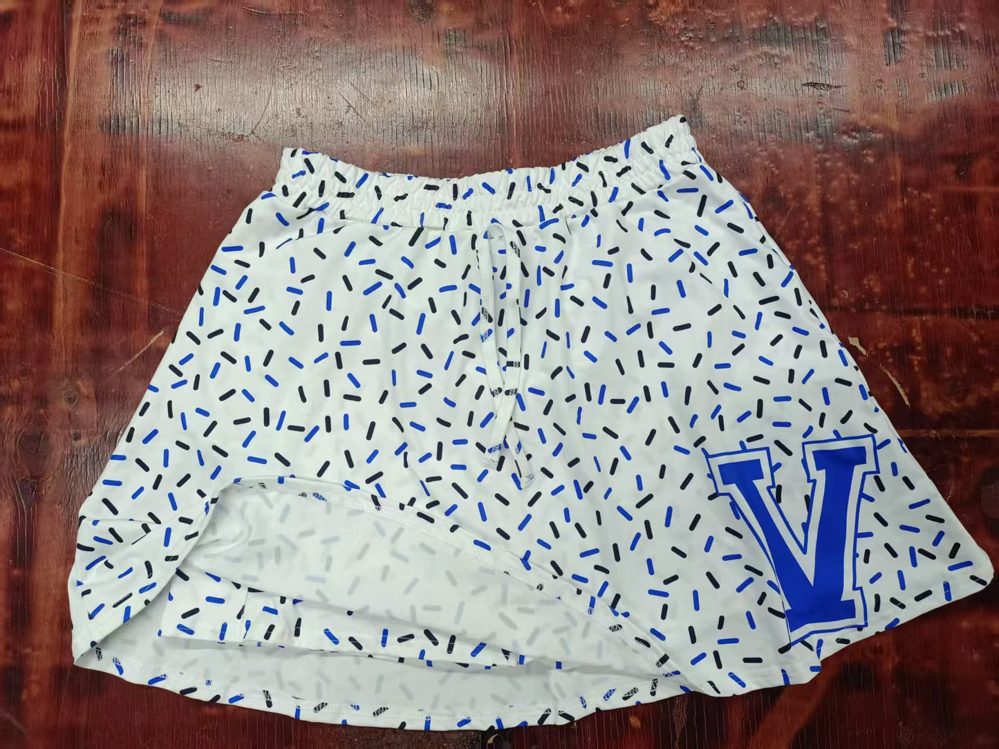 Custom moq 3 eta 6-7weeks team white kids clothes girls skirt-25.5.7