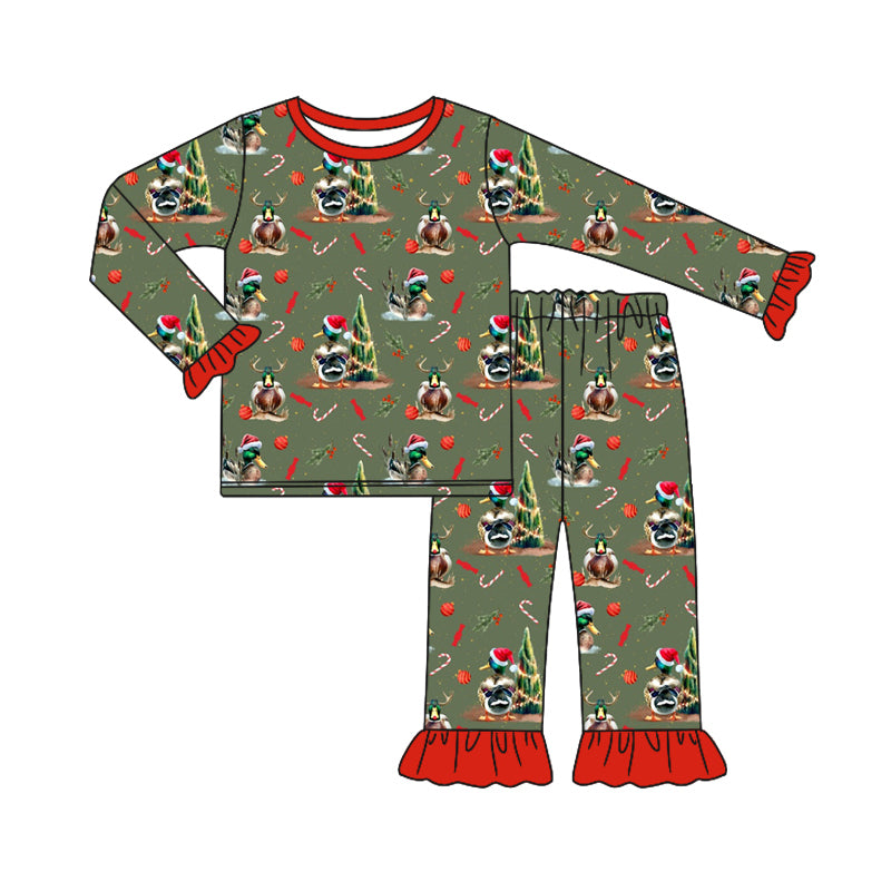 8.28 custom each style moq 5eta 4-6week Sibling Sister Christmas baby girls sets and rompers match family design