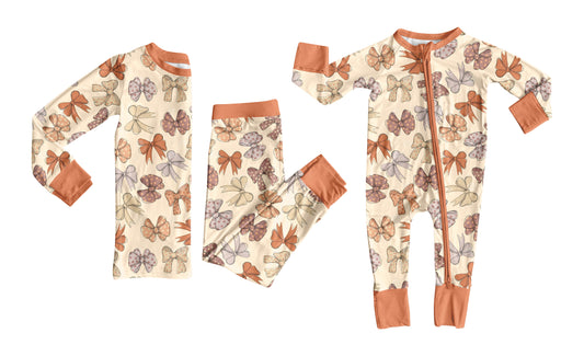25.7.17 custom each style moq 5eta 4-6week Sibling Sister bow baby girl long sleeve pants sets and rompers match family design