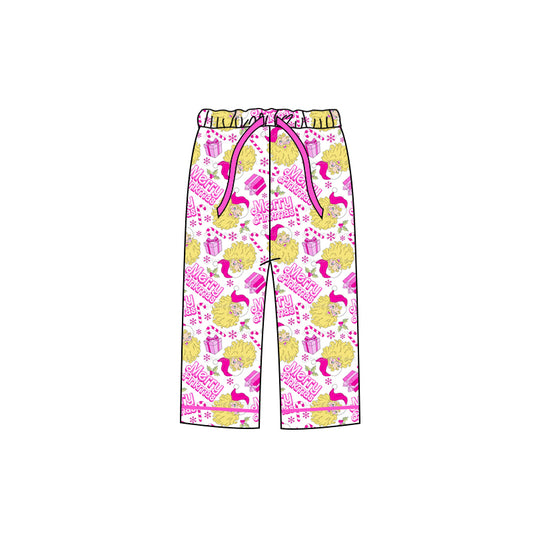 5.25 custom each style moq 5eta 4-5week baby clothes Christmas rose red adult pants adult men