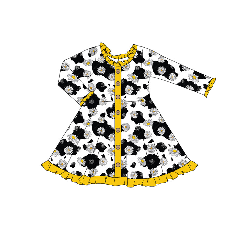 9.13 custom each style moq 5eta 4-6week Sibling Sister floral baby girl dress and rompers match family design