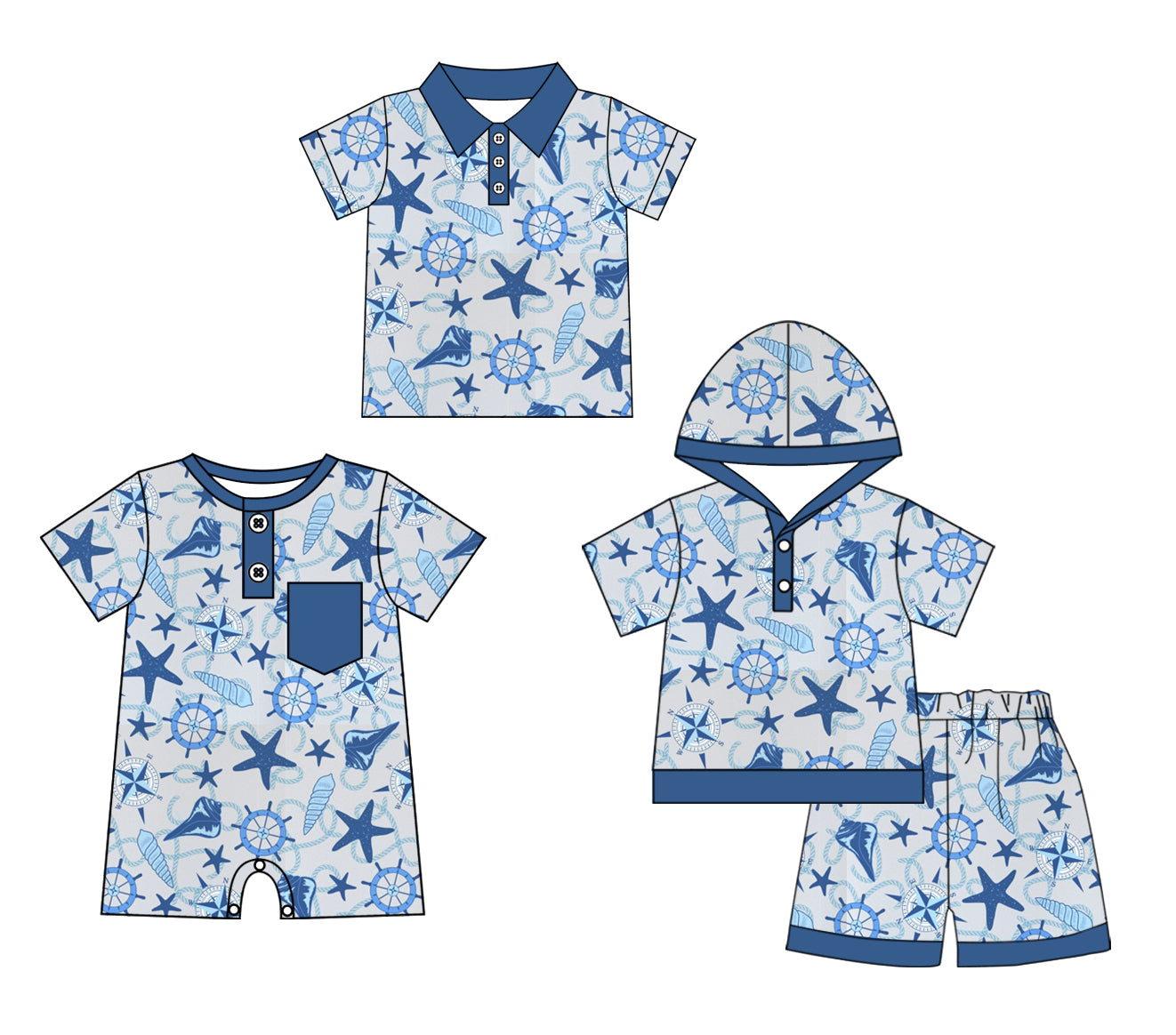 11.27 custom each style moq 5eta 4-6week Sibling Sister baby boy short sleeve shorts sets and boy romper and top match design