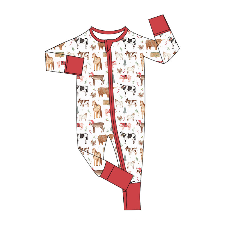 7.18 custom each style moq 5eta 4-6week Sibling Sister farm house baby boys sets and rompers match family design