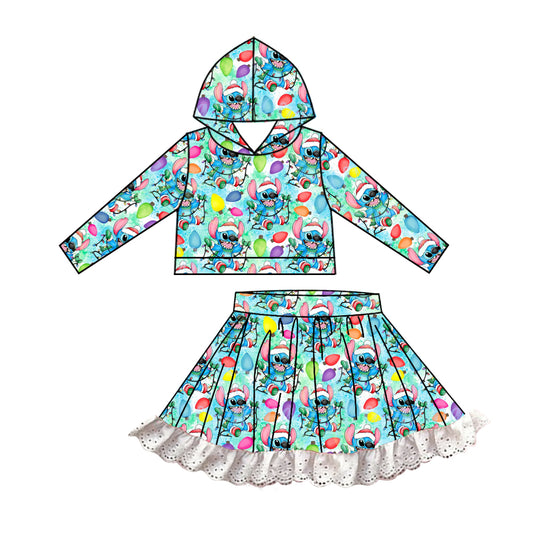 6.28 custom each style moq 5eta 4-6week baby girls clothes stitch hooded long sleeve girls dress