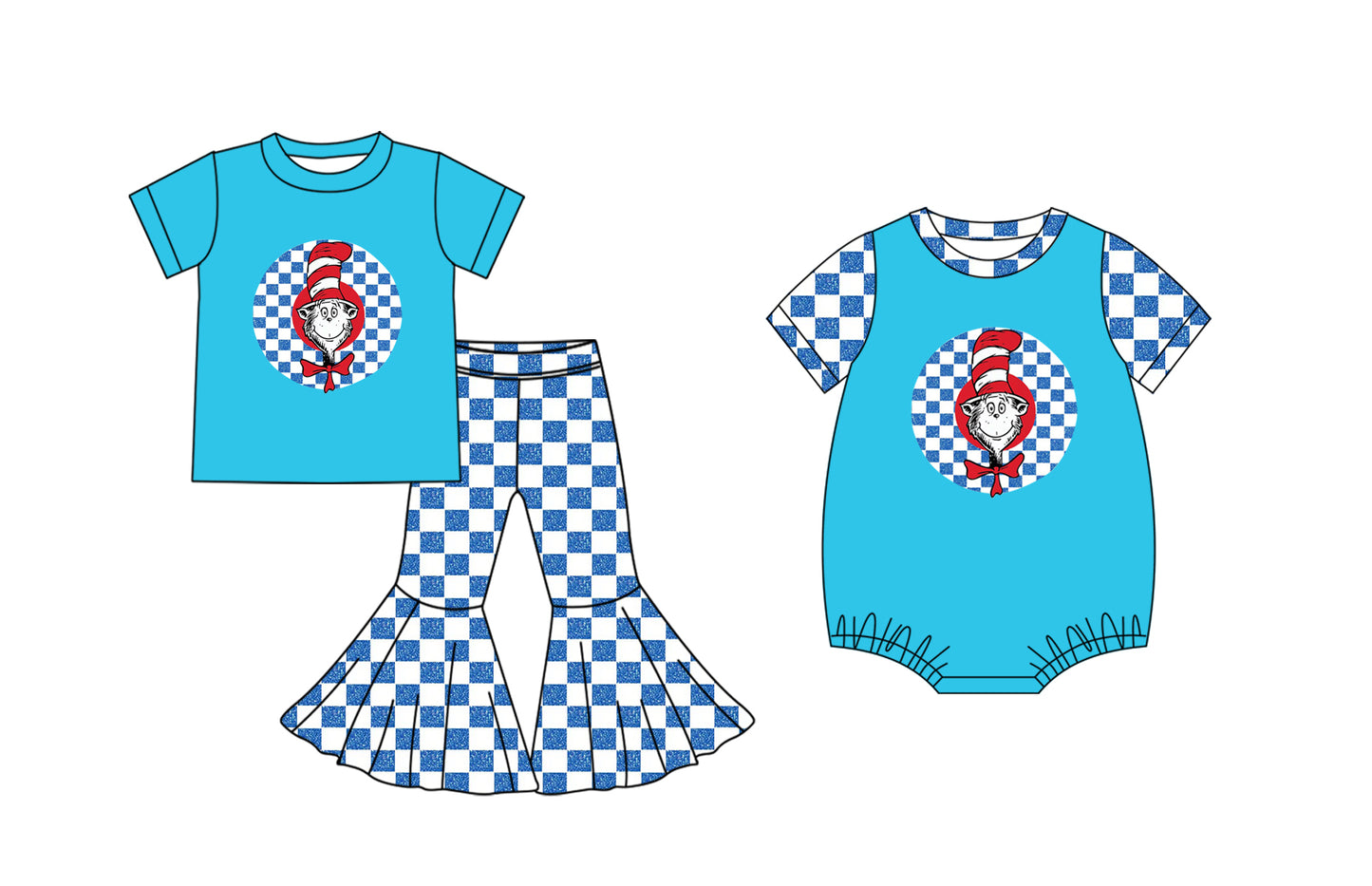 25.12.27 custom each style moq 5 eta 6-8week Sibling Sisters dr baby girl clothes short sleeve pants sets and romper match family design