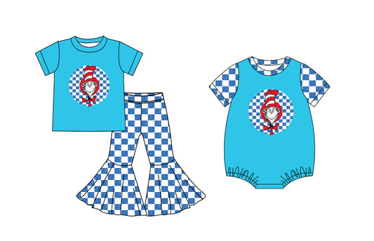 25.12.27 custom each style moq 5 eta 6-8week Sibling Sisters dr baby girl clothes short sleeve pants sets and romper match family design