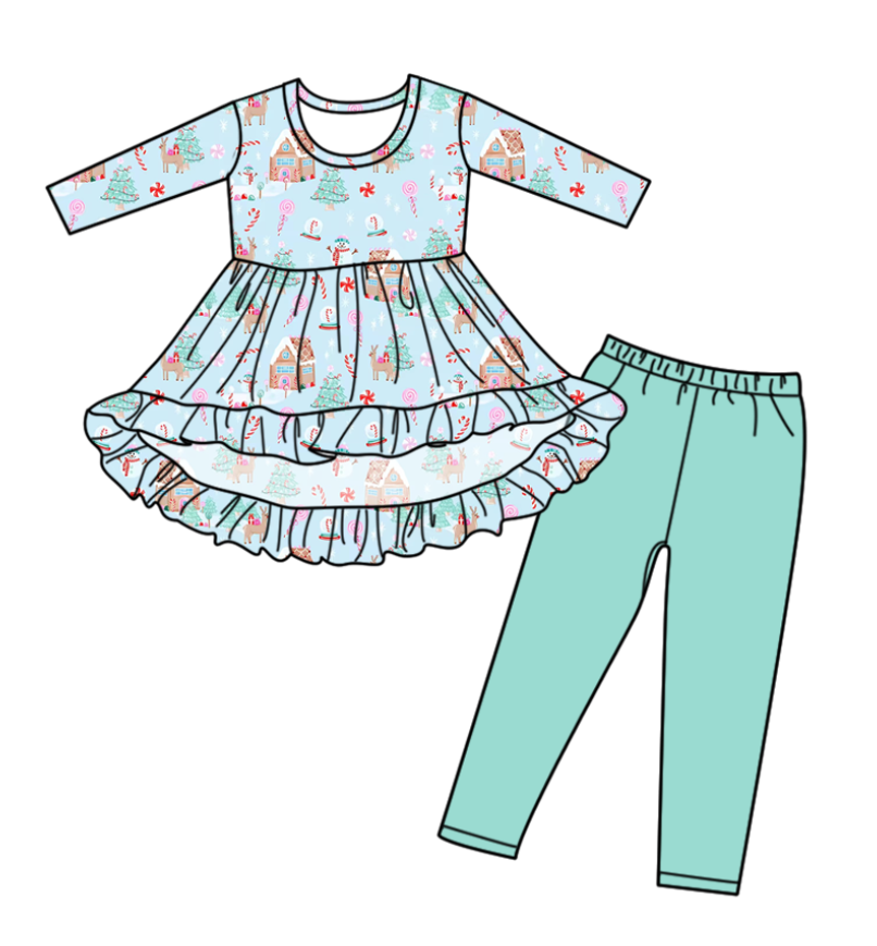 Custom moq 5 each style eta 6-7weeks baby girl clothes short sleeve pants sets-25.7.25