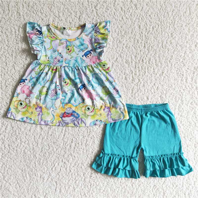 RTS NO MOQ short-sleeved shorts suit & short-sleeved sets