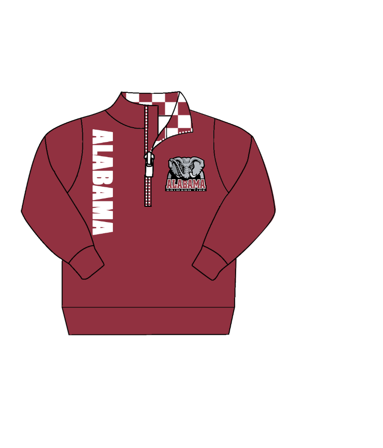 Custom moq 5 mix size milk silk summer teams baby boy clothes brick red long sleeve top-25.9.10