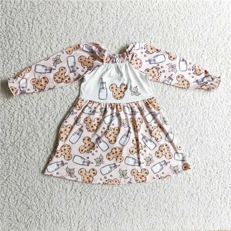 Milk & Cookie Sister Collection - Baby Girls Christmas Dress & Bell Pants Outfit Set