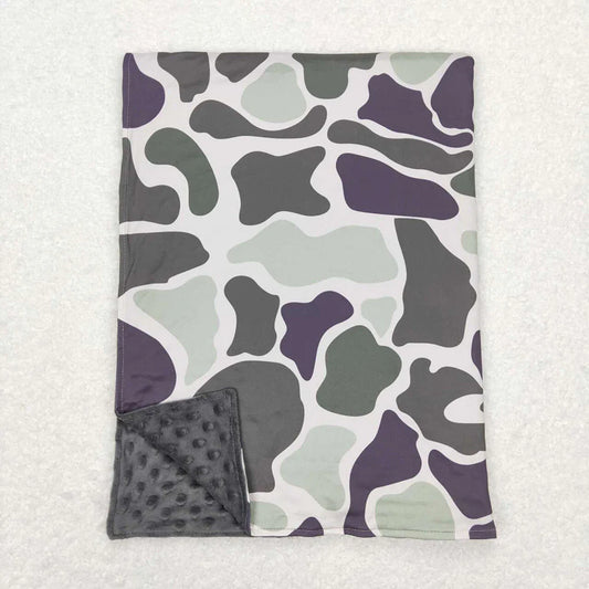 Best Sell RTS Baby Toddler Children's Hunting Camouflage Minky Blankets Soft Warm Plush Blanket for Kids