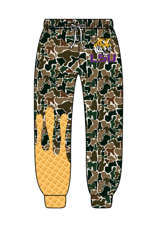 Custom moq 5 mix size milk silk summer teams baby boy clothes camouflage long pant-25.8.25