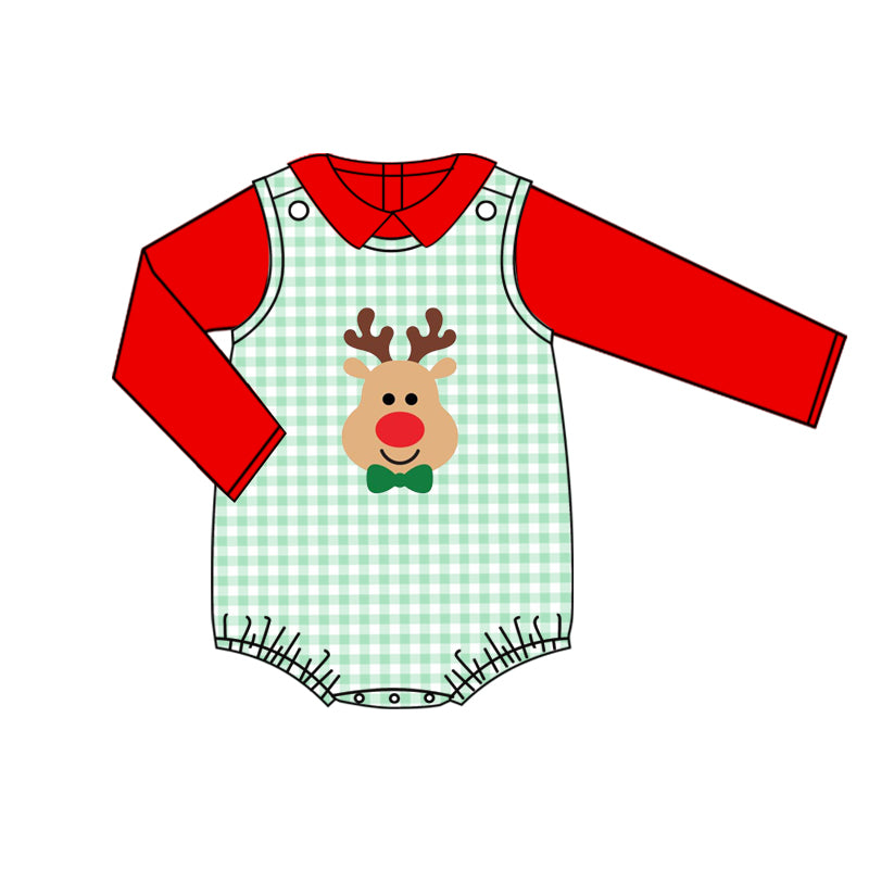 7.6 custom each style moq 5eta 4-6week Sibling Sister Christmas baby girls dress and boy rompers 1 and girls romper 2 match family design