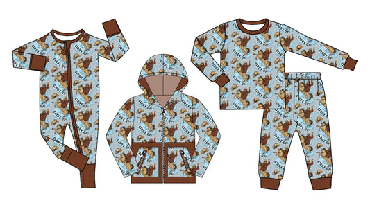 25.8.26 custom each style moq 5eta 4-6week Sibling Sisters riding horse baby boy long sleeve pants sets and romper and top match family design