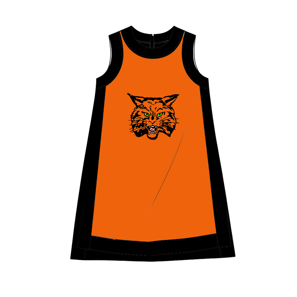 custom moq 5 mix size MSD072107 Baby Girls Sleeveless Knee Length Summer Dress with Shorts