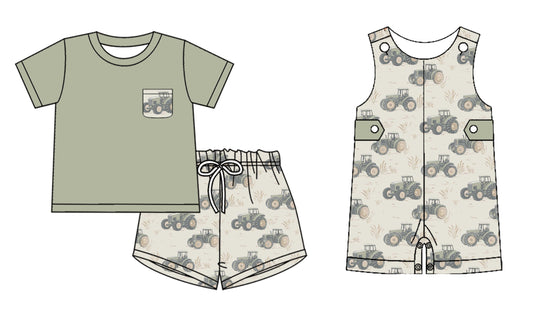 4.15 custom each style moq 5eta 4-6week Sibling Sisters baby boy short sleeve shorts sets and rompers match family design