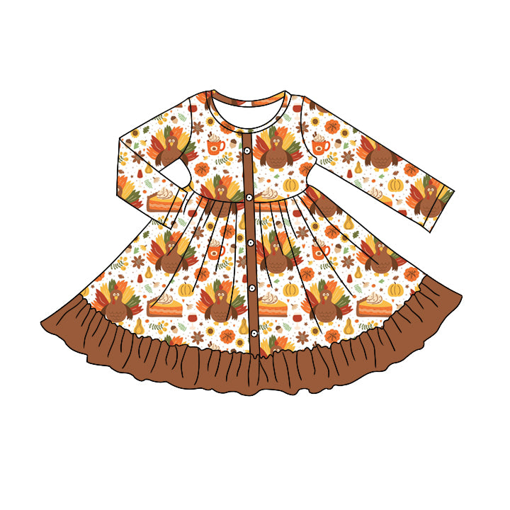 5.30 custom each style moq 5eta 4-6week Sibling Sister turkey baby boy pajama outfits and dress and baby romper match family design