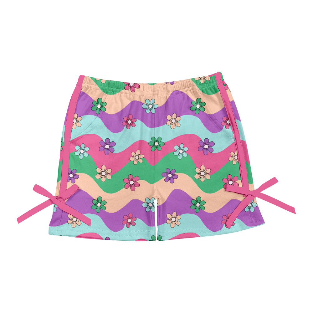 3.29 custom each style moq 5eta 4-6week Sibling Sister baby girl clothes summer shorts 1 and shorts 6 match family design