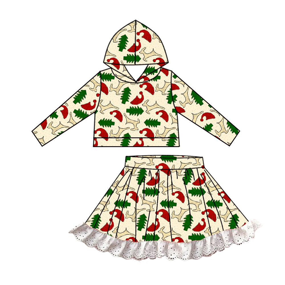 6.28 custom each style moq 5eta 4-6week baby girls clothes trees hooded long sleeve girls dress