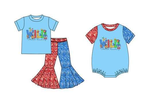 25.12.27 custom each style moq 5 eta 6-8week Sibling Sisters dr baby girl clothes short sleeve pants sets and romper match family design