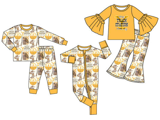 25.7.19 custom each style moq 5eta 4-6week Sibling Sisters baby boy long sleeve pants sets 1 and sets 2 and rompers match family design