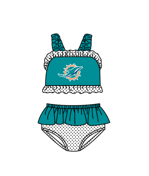 Custom moq 5 mix size milk silk summer teams blue-green baby girl boys clothes Two-Piece Swimsuit Set One Piece Swimsuits boy swim trunks