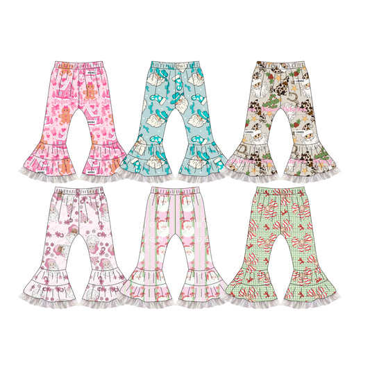 25.6.11 custom each style moq 5eta 4-6week Sibling Sister Christmas baby girl long sleeve pants 1 and pants 6 match family design