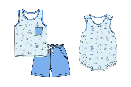 4.9 custom each style moq 5eta 4-6week Sibling Sister baby boy short sleeve shorts sets and romper match design