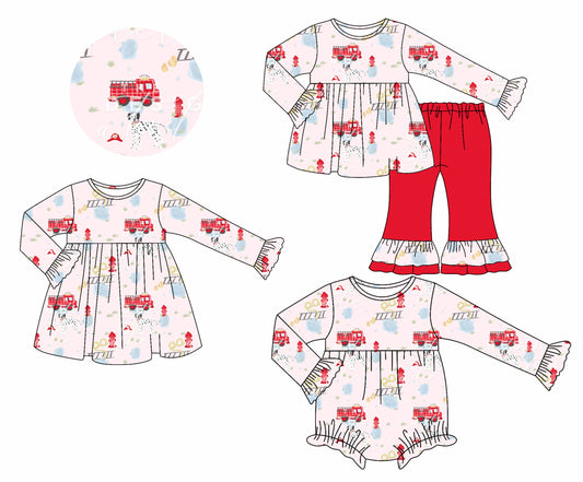 25.7.30 custom each style moq 5eta 4-6week Sibling Sisters Christmas baby girl long sleeve pants sets and dress and rompers match family design