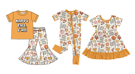 25.7.4 custom each style moq 5eta 4-6week Sibling Sisters fall baby girl long sleeve pants sets and dress and rompers match family design