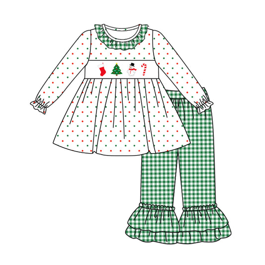 6.18 custom each style moq 5eta 4-6week Sibling Sister Christmas baby girls and boys sets and briefs sets match family design