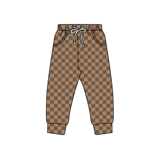 10.15 custom each style moq 5eta 4-6week adult clothes plaid long pants adul man pants