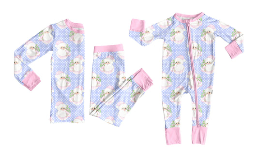 25.6.19 custom each style moq 5eta 4-6week Sibling Sisters Christmas pink baby girl long sleeve pants sets and rompers match family design