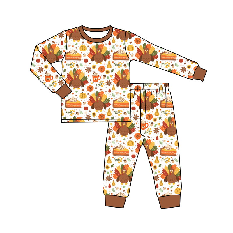 5.30 custom each style moq 5eta 4-6week Sibling Sister turkey baby boy pajama outfits and dress and baby romper match family design