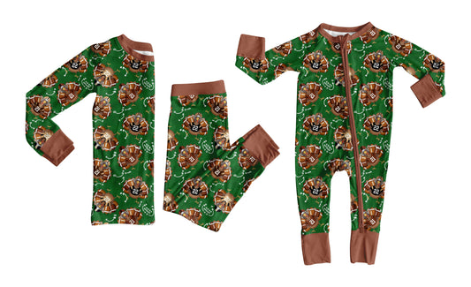 25.6.13 custom each style moq 5eta 4-6week Sibling Sisters green baby boy long sleeve pants sets and rompers match family design