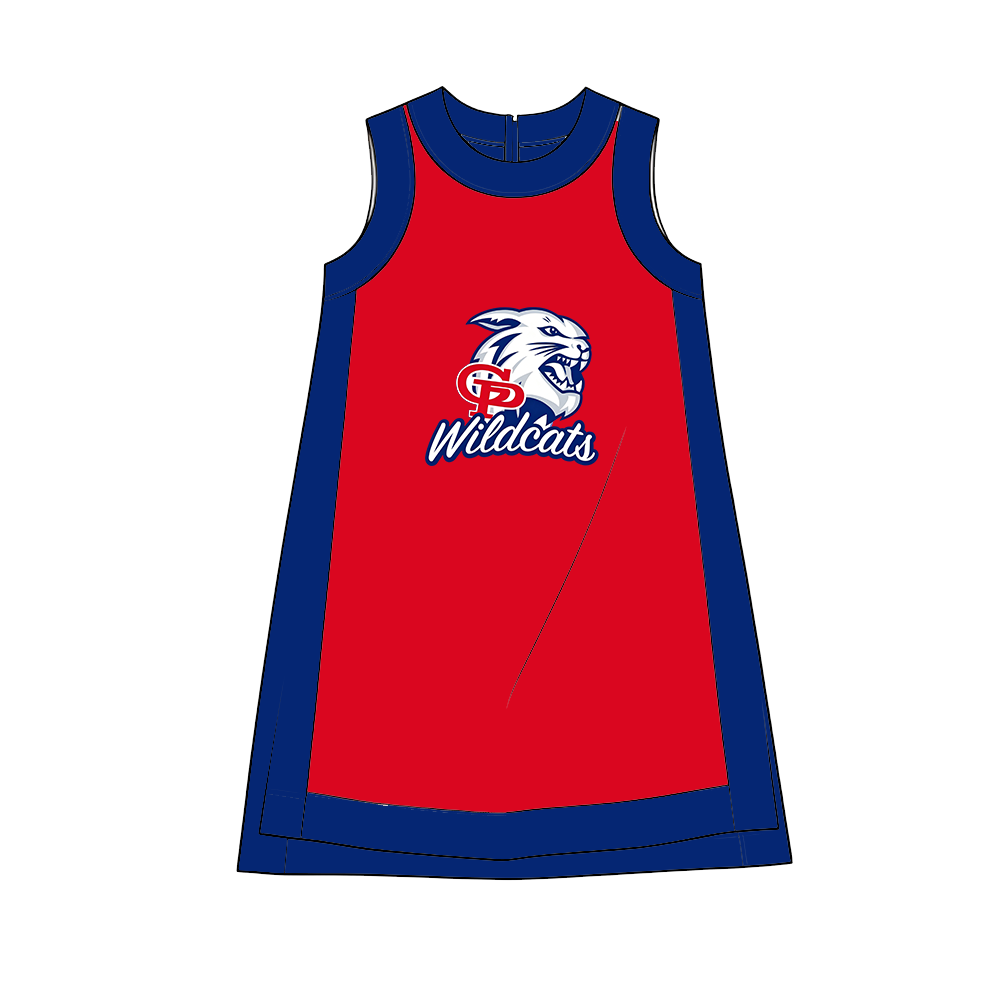 custom moq 5 mix size MSD072107 Baby Girls Sleeveless Knee Length Summer Dress with Shorts