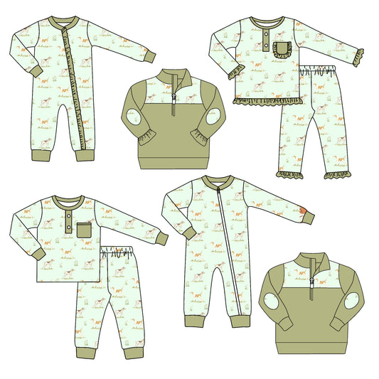 25.5.19 custom each style moq 5eta 4-6week Sibling Sisters baby girl long sleeve pants sets 1 and sets 2 and romper 1 and romper 2 and top 1 and top 2 match family design