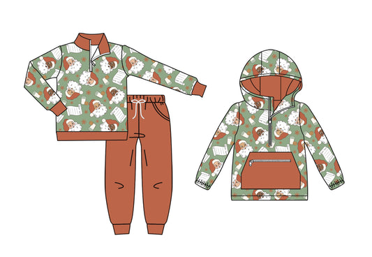 25.8.22 custom each style moq 5eta 4-6week Sibling Sisters Christmas baby girl long sleeve pants sets and top match family design