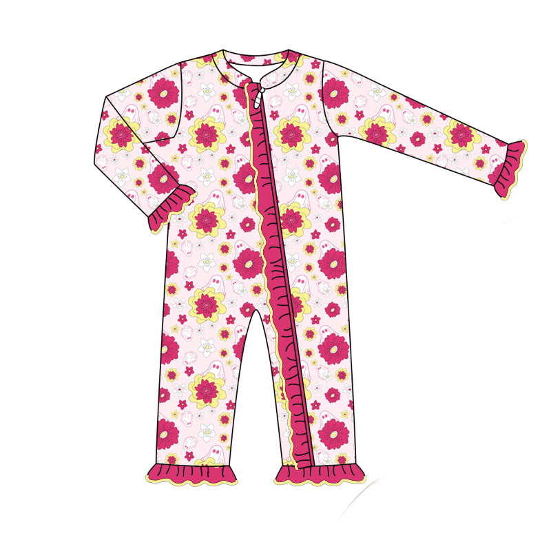 7.23 custom each style moq 5eta 4-6week Sibling Sister floral rose red baby girls sets and dress and rompers match family design