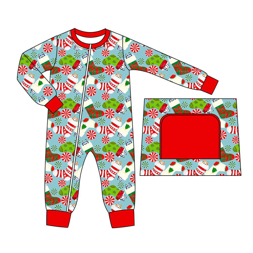 6.29 custom each style moq 5eta 4-6week Sibling Sister Christmas socks baby boys sets and rompers match family design