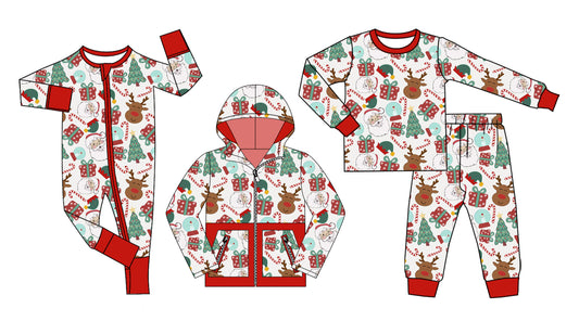 25.8.15 custom each style moq 5eta 4-6week Sibling Sisters Christmas baby boy long sleeve pants sets and romper and top match family design