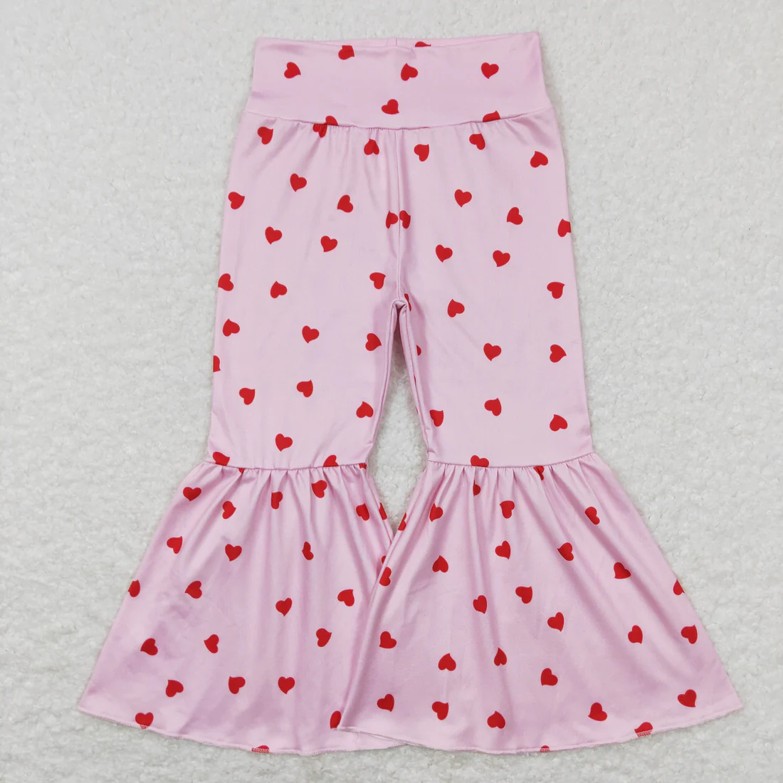 RTS NO MOQ Sibling Baby girls clothes Summer Valentine love long pants