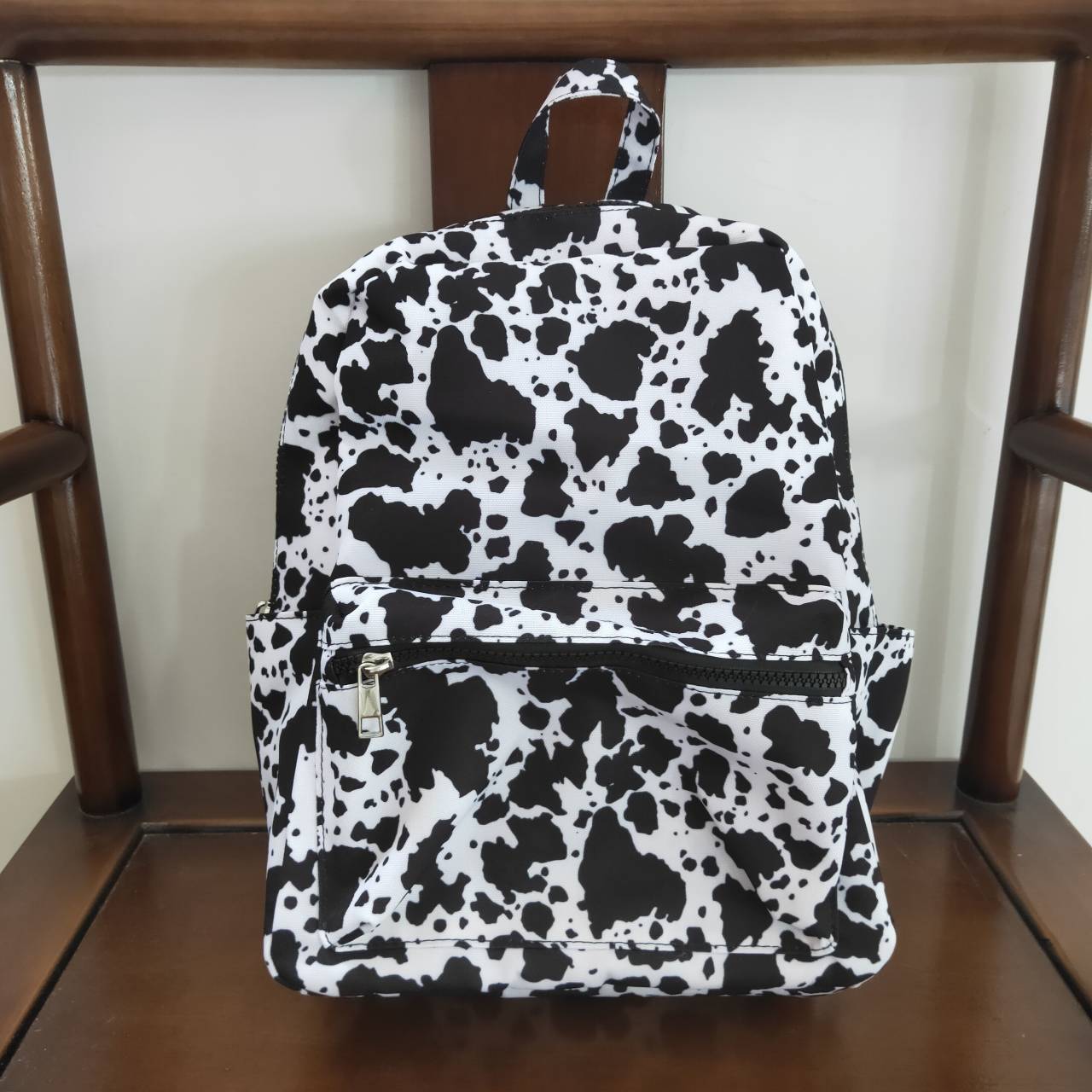 RTS NO MOQ（In Stock) cow pattern backpack