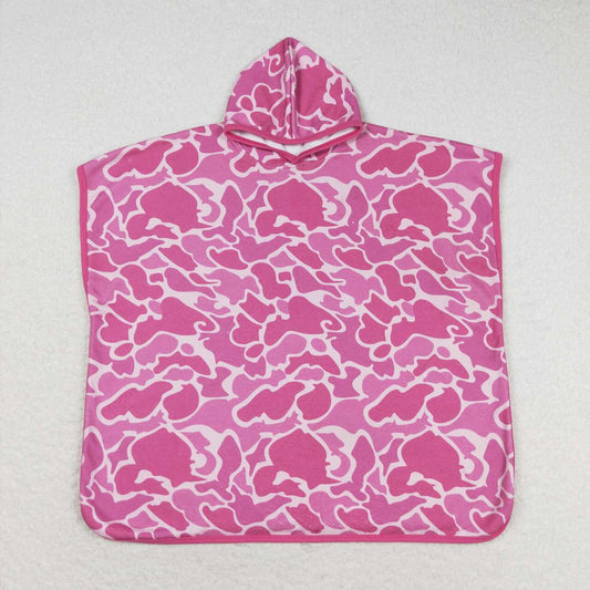 RTS no moq S0438 Rose red camouflage bathrobe