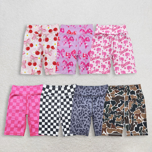 RTS NO MOQ Sibling Baby Girls Summer Biking Shorts Bottoms for Kids