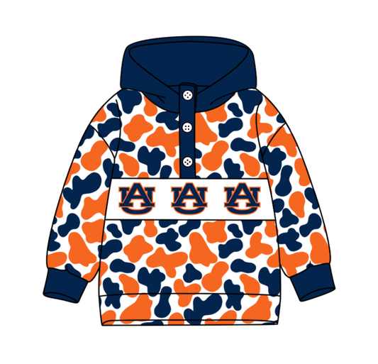 1-Custom moq 8 mix size milk silk summer team baby boy clothes camouflage hooded long sleeve top-25.10.9