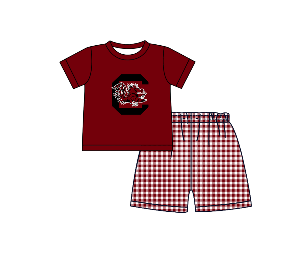Custom moq 5 mix size milk silk summer teams red Polka Dot Baby Romper Set Short-Sleeved Thong Dress for Girls And Short-Sleeved Shorts for Boys Cute Baby Outfit